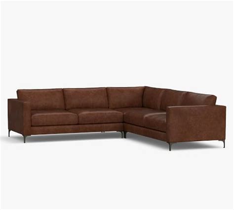 Jake Upholstered Piece L Shaped Sectional Sofa Pottery Barn