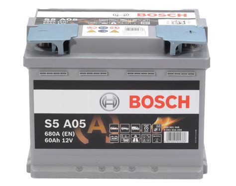 Bosch Starter Batterie S A Agm V Ah