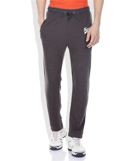 Kappa Gray Solid Track Pants Buy Kappa Gray Solid Track Pants Online