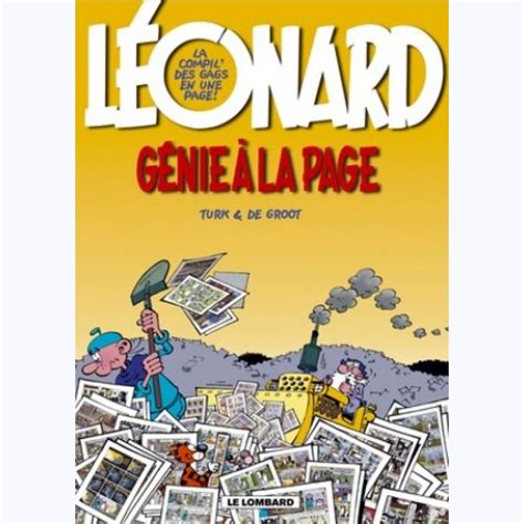 Léonard Compilation Génie à la page sur BD Tek