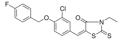 5 3 CL 4 4 FLUORO BENZYLOXY BENZYLIDENE 3 ETHYL 2 THIOXO