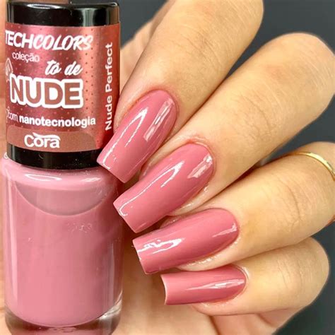 Esmalte Cora TechColors Tô de Nude Perfect ml Shopee Brasil