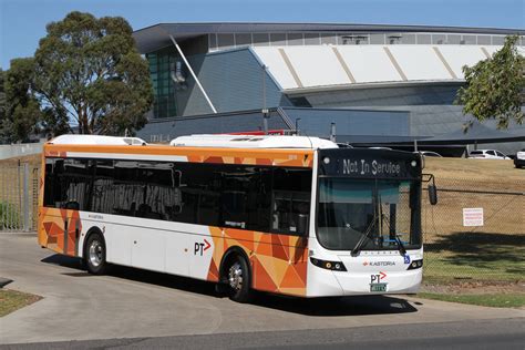ptv liveried kastoria bus  bslx departs  westmeadows depot