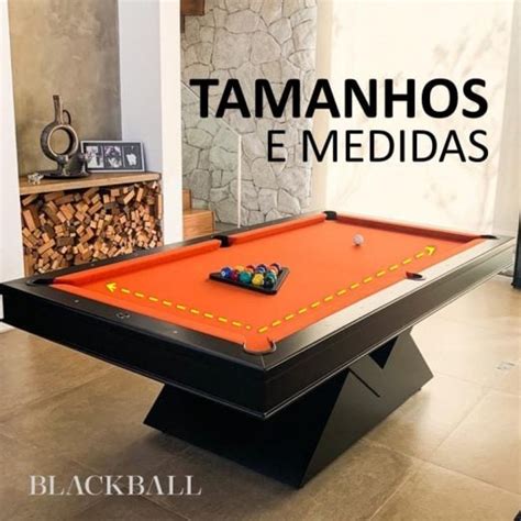 Principais Tamanhos E Medidas De Mesas De Sinuca E Bilhar BLACKBALL