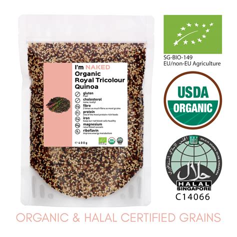 Naked Organic Tricolour Quinoa G Singapore Food United