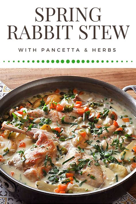 Rabbit Stew with White Wine and Mushrooms Recipe | Rabbit stew, Easy ...