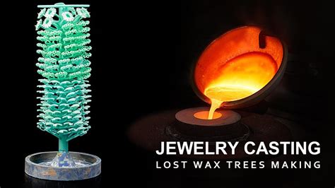 the Art of Jewelry Making: Lost Wax Casting Tree Unveiled - YouTube
