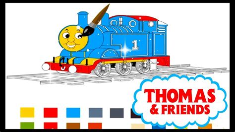 Thomas And Friends Thomass Train Engine Color Creative Funny Toddler