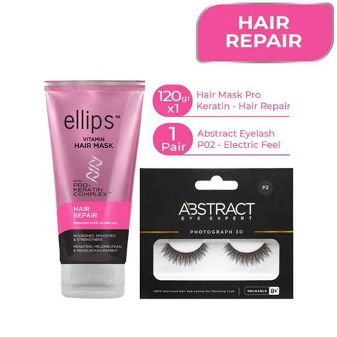 Jual Ellips Hair Mask Pro Keratin Hair Repair Tube Abstract Electric