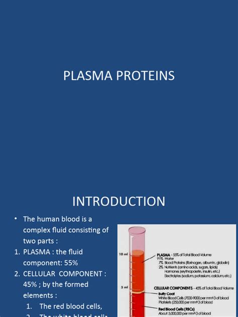 Plasma Proteins - PPT 93 | PDF | Blood Plasma | Lipoprotein