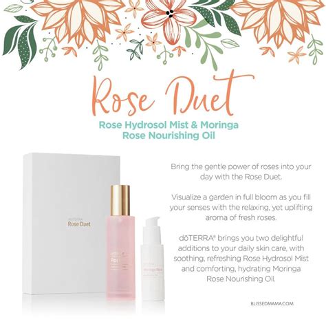 Rose Essential Oil Uses Benefits New Rose Duet With DoTERRA