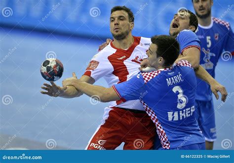 EHF EURO 2016 Poland Croatia Editorial Image Image Of Handball