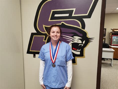 Shs Senior Katelynn Gerdes Wins 2nd Place At Skills Usa Districts