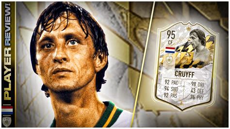 PRIME ICON MOMENTS 95 RATED JOHAN CRUYFF PLAYER REVIEW FIFA 22