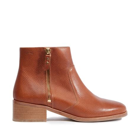 Bottines Plates Coline Caramel M Moustache La Redoute