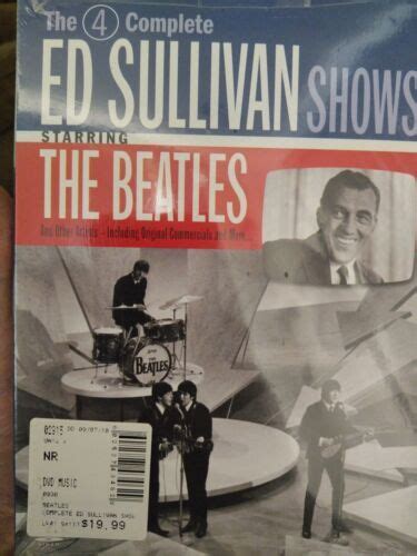 The Beatles Complete Ed Sullivan Shows Starring The Beatles New Dvd