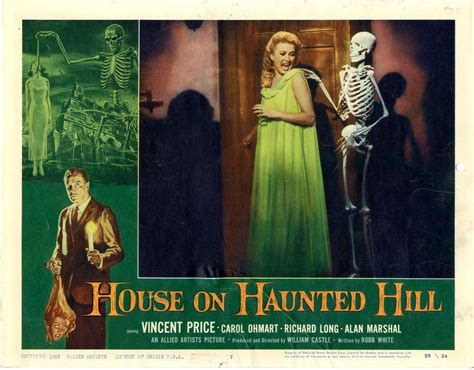 House On Haunted Hill 1959 Posters Details Four Color Comics