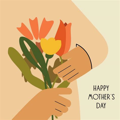 Happy Mothers Day Greeting Card 29461303 Vector Art At Vecteezy