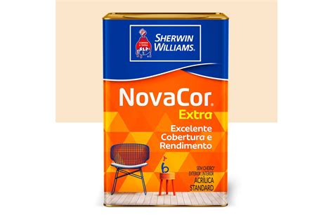 Tinta Acr Lica Novacor Extra Standard Fosco P Rola Litros Sherwin