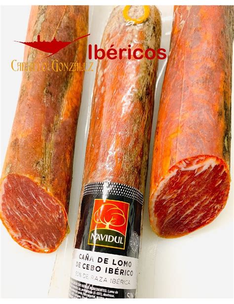 COMPRAR CAÑA DE LOMO IBERICO DE CEBO 50 RAZA IBERICA NAVIDUL