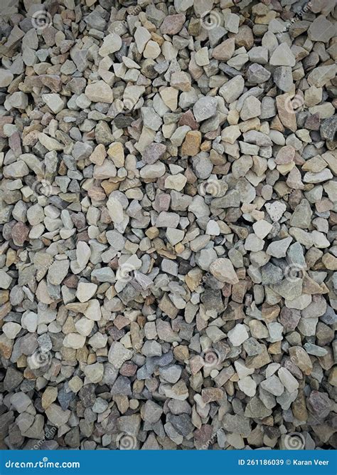 Crushed Stones Bajri Grey Construction Bajri Stock Image Image Of