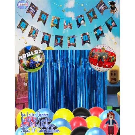 Roblox party decorations complete sets balloons | Lazada PH