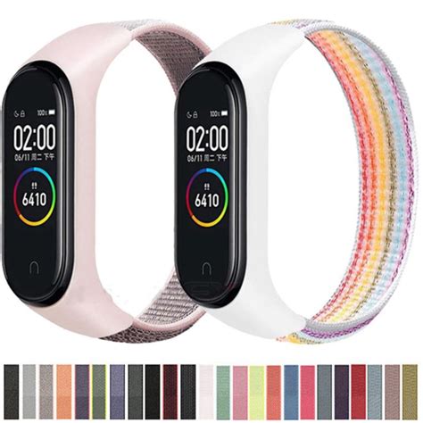 Pulseira Para Miband 3 4 5 6 E 7 Promocao Pulseira De Nylon Para Mi