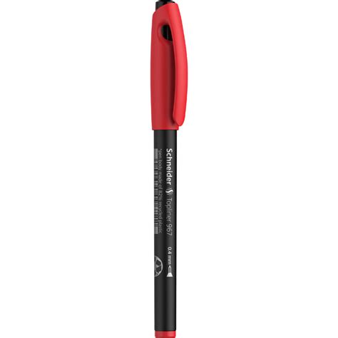 Topliner Rojo Trazo De Escritura Mm Comprar En Schneiderpen