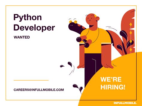 Python Developer Python Development Hiring Poster