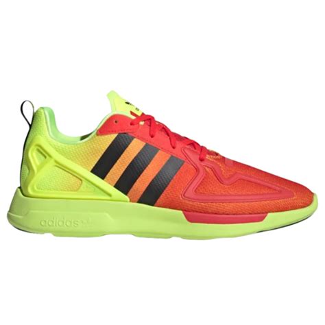 Adidas Zx K Flux Solar Yellow Hi Res Red For Sale Authenticity