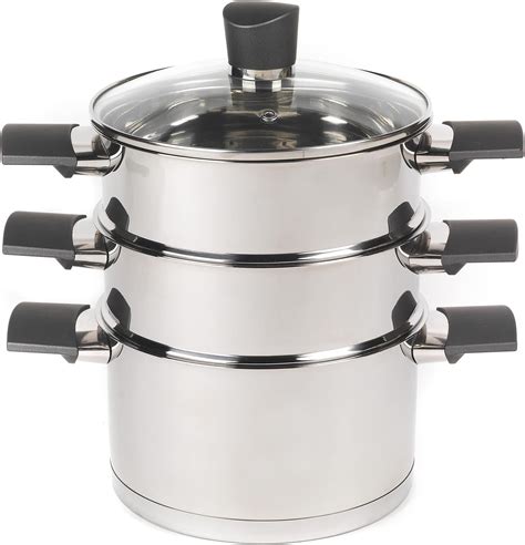 LCPUD Steamer For Cooking 18 8 Stainless Steel Steamer Pot Food