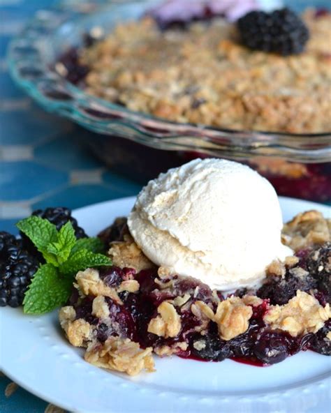 Cinnamon Blackberry Crisp Desserts Blackberry Crisp Delicious Desserts