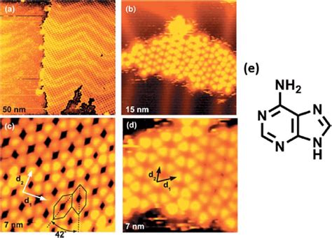 A Ordered D Structures Of Adenine On Au As Observed Through