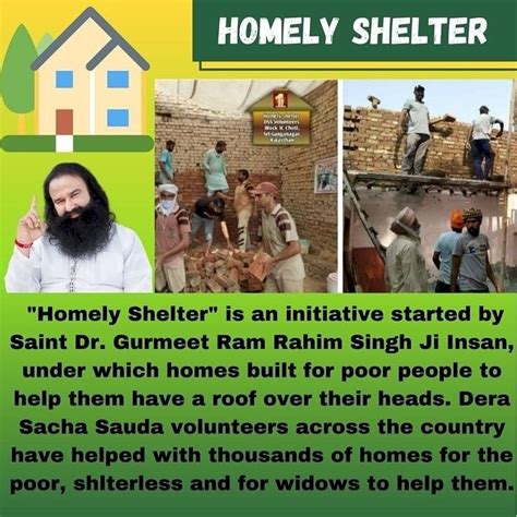 Dera Sacha Sauda followers construct a House for a needy family - Dera Sacha Sauda