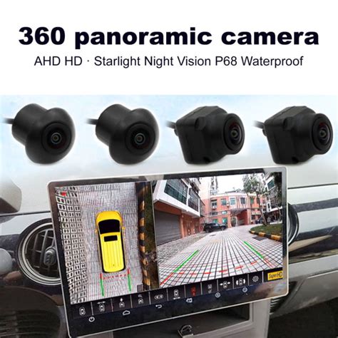 360 Car Camera Panoramic Surround View 1080p Ahd Rightleftfront Rear