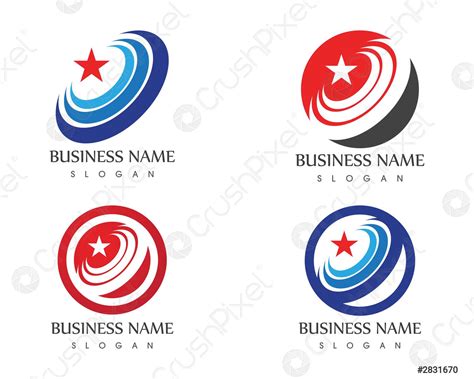 Star Icon Logo Vector Template Stock Vector Crushpixel