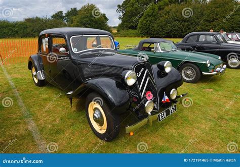 Classic Black 1951 Citroen Traction Avant 11cv Editorial Image Image