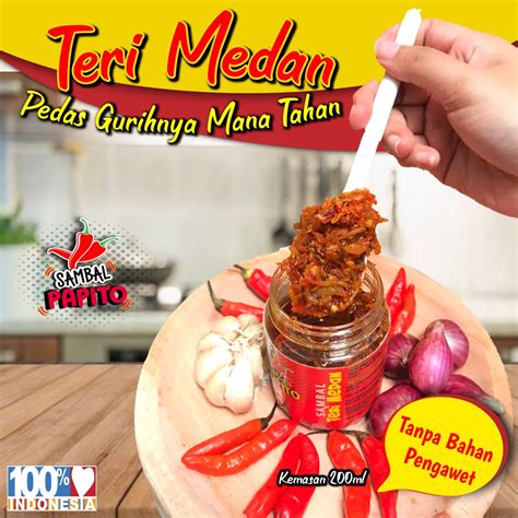 Jual Sambal Teri Medan Sambal Teri Sambel Teri Medan Sambel Teri Pedas