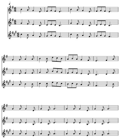 We Three Kings Sheet Music For Violin Clarinet