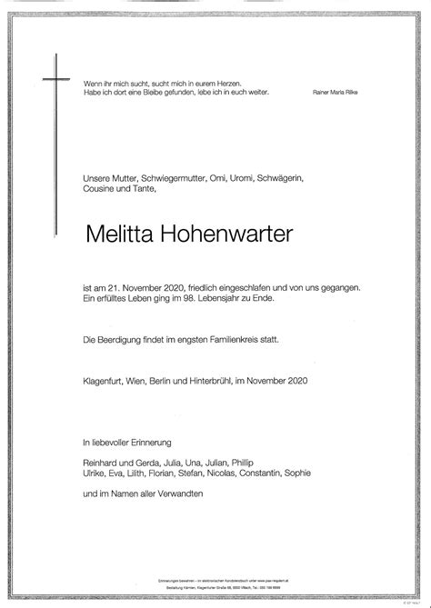 Parte F R Melitta Hohenwarter Pax Requiem