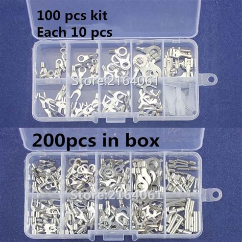 Pcs Kinds Cold Naked Terminal Non Insulated Ring Fork Y Type