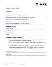 Webadmin Ae Sk Of Docx Skills Assessment Criteria Unit Code Name