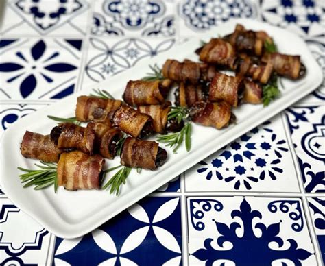 Bacon Wrapped Dates - Abuela's Cuban Counter