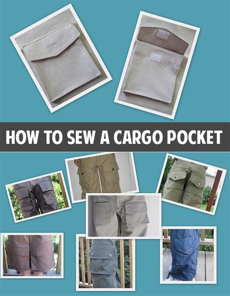 How To Sew A Cargo Pocket Sewing Pockets Sewing Tutorials Sewing