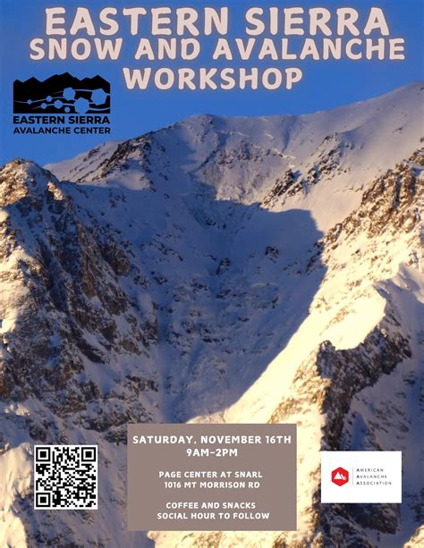 Eastern Sierra Snow And Avalanche Workshops