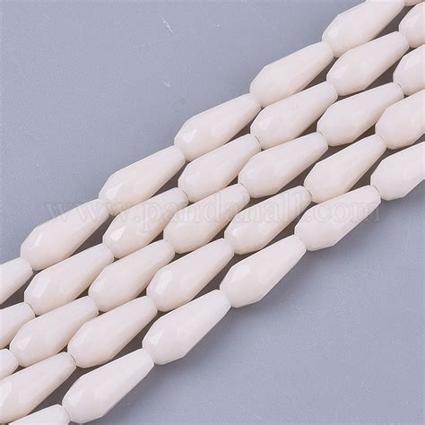 Wholesale Opaque Solid Color Glass Beads Strands Pandahall