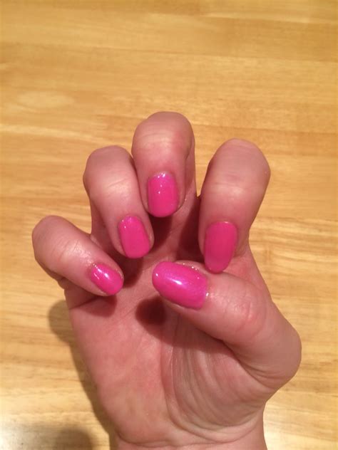 CND Hot Pop Pink With Negligee X Gorgeous Lush Colour Cnd Shellac