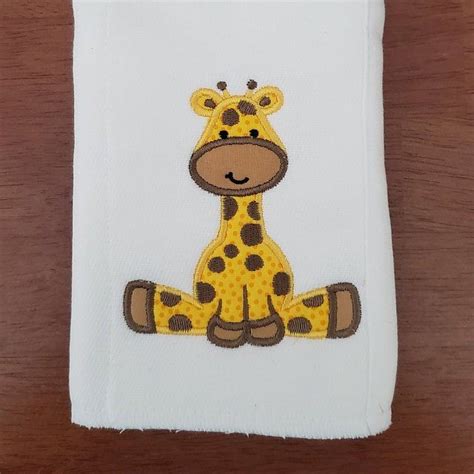 Giraffe Baby Applique Machine Embroidery Design NO 0162 Etsy Baby