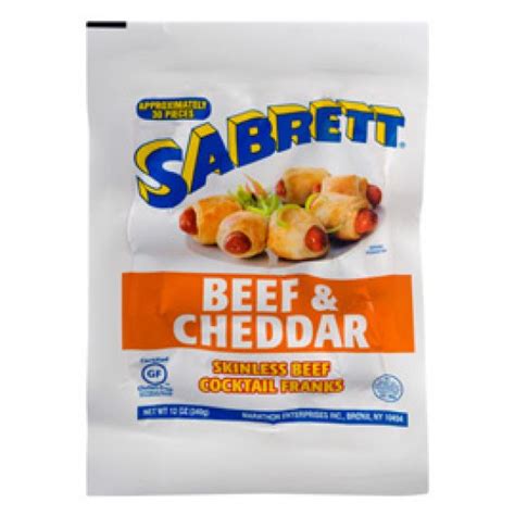 Nutrition Sabrett Hot Dogs