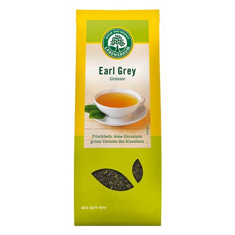 Lebensbaum Bio Earl Grey Grüntee 50g loser Tee online kaufen